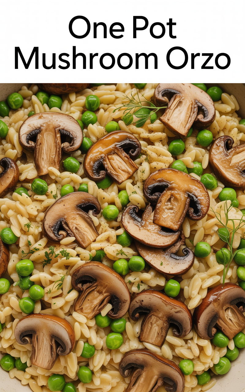 Gourmet One-Pot Orzo: Impress Guests with Flavor & Simplicity